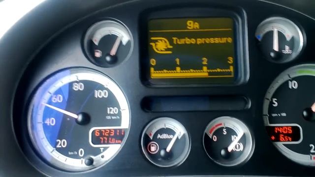DAF XF105.460 Acceleration