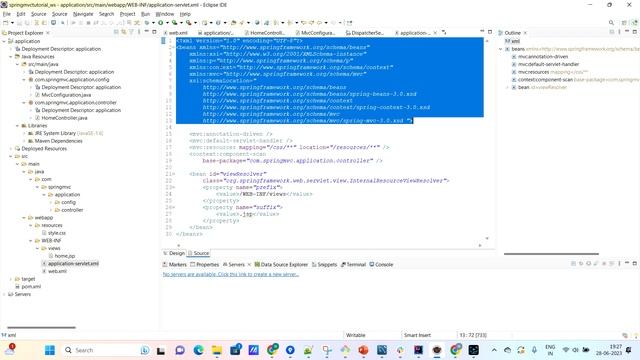 Creating Dispatcher servlet .xml file | Spring MVC | Video-4 смотреть онлайн