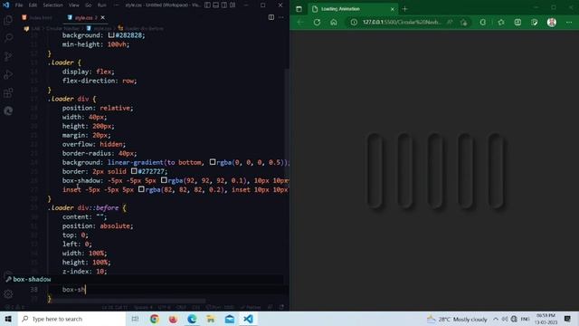 How to Create an Accordian Loading Animation Using HTML and CSS @codeshala_lab смотреть онлайн