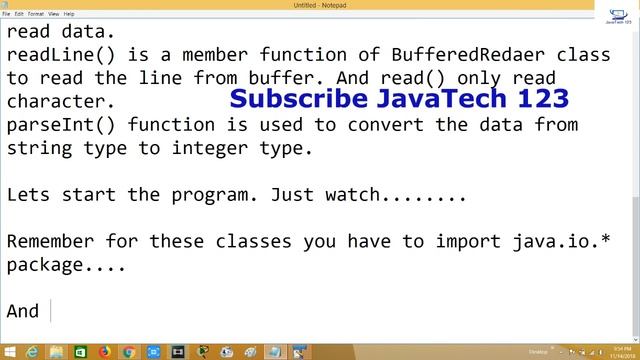Taking Input from Keyboard in Java by JavaTech123 смотреть онлайн
