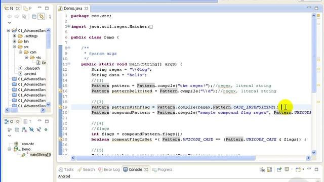 Advanced Java tutorial - Pattern & Matcher смотреть онлайн