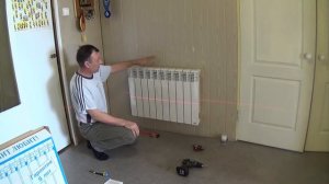 Установка радиатора отопления своими силами. Часть 1