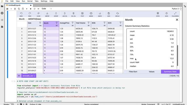 Automated Python Code Generation with Mito смотреть онлайн