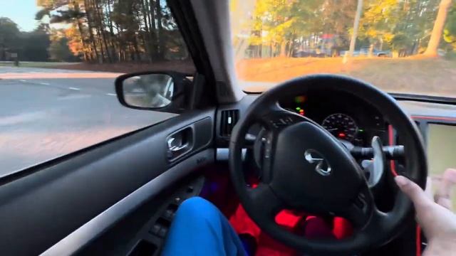 TUNED INFINITI G37 SPORT SEDAN WALK AROUND & POV DRIVE HARD PULLS смотреть онлайн