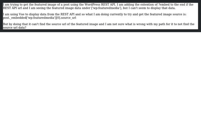Wordpress: How to Get Featured Image from REST API? смотреть онлайн