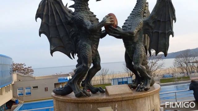 Варна.Плавательный комплекс.Старинное судно. Морской порт. смотреть онлайн