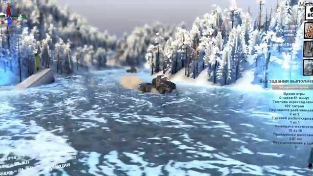 SpinTires Ice Road Trucker смотреть онлайн