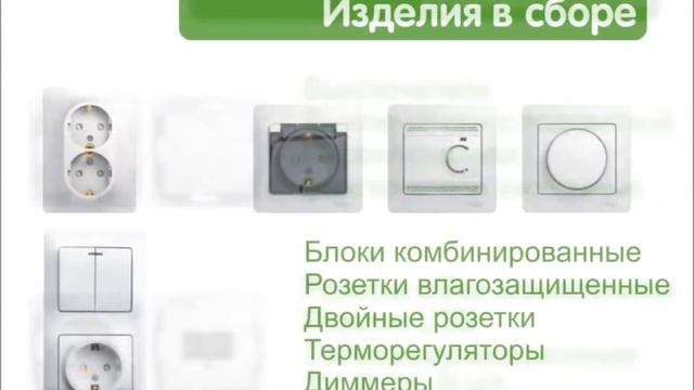 Розетки Schneider Glossa смотреть онлайн
