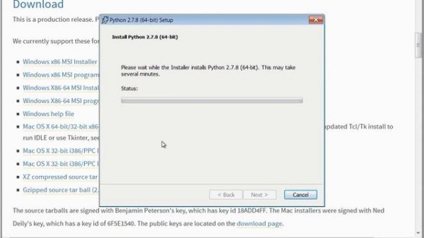 Установка Python под Windows 7