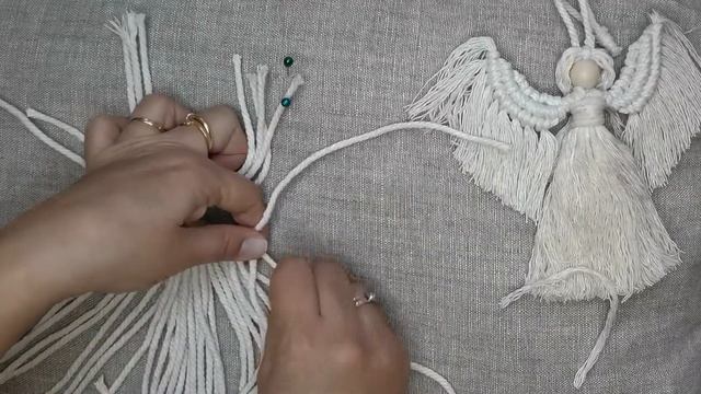 Tutorial Macrame The Christmas Angel | Free Macrame Angel Patterns | Modern Christmas Decor