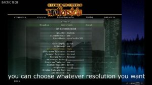 Return to Castle Wolfenstein Resolution fix | 1920*1080p resolution (HD resolution) patch