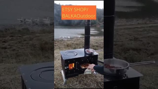 Wood Stove with Oven, Wood Stove, Camping Stove, Caravan Stove, Chalet Stove, Fishing Stove смотреть онлайн