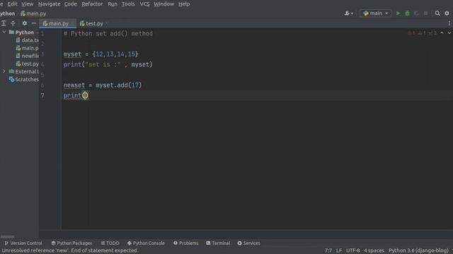 Python Sets add( ) method #pythonprogramming #python смотреть онлайн