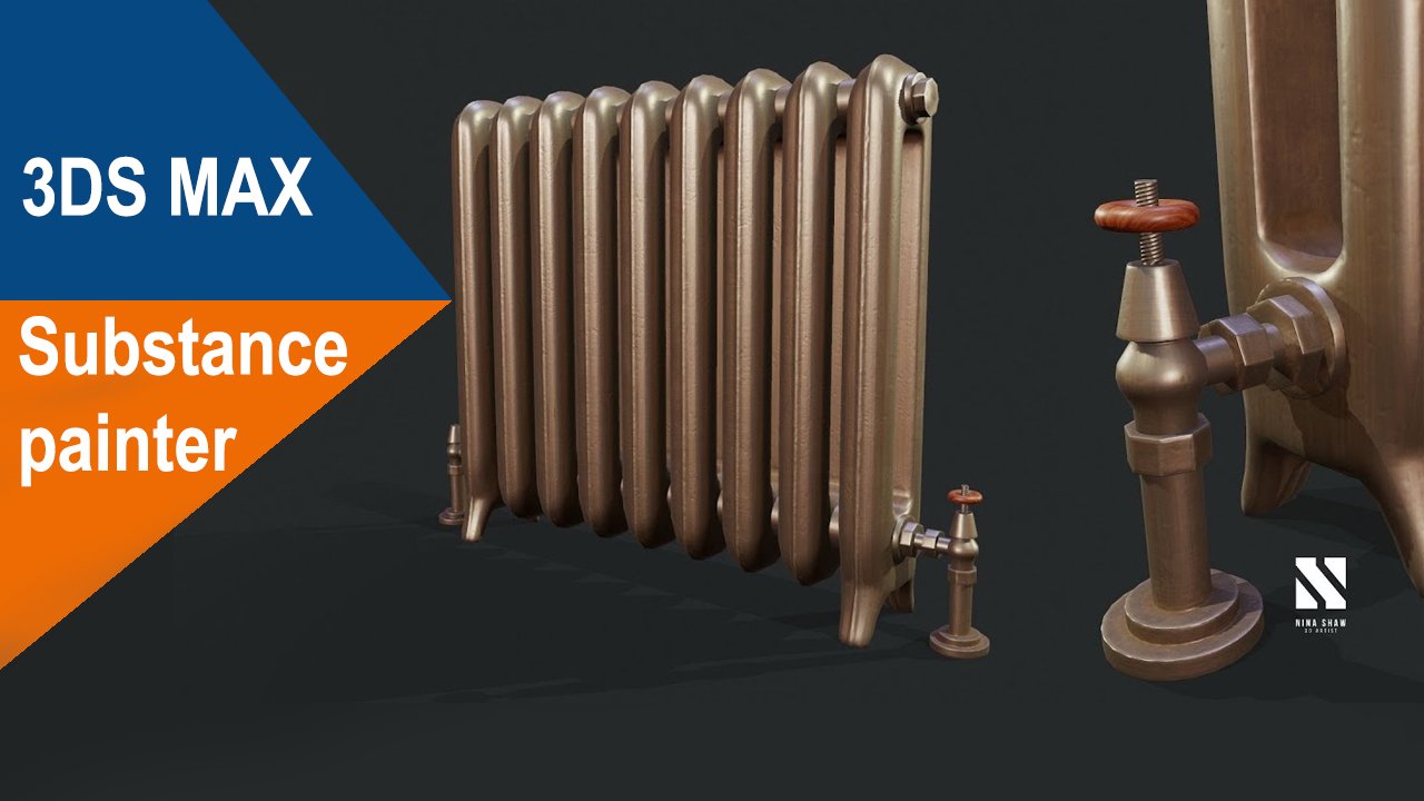 3DS Max/Substance Painter - Батарея