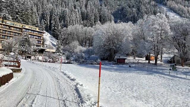Wengen, Switzerland 4K - The most Beautiful Winter Destinations - Snowy Walk in Swiss alps смотреть онлайн