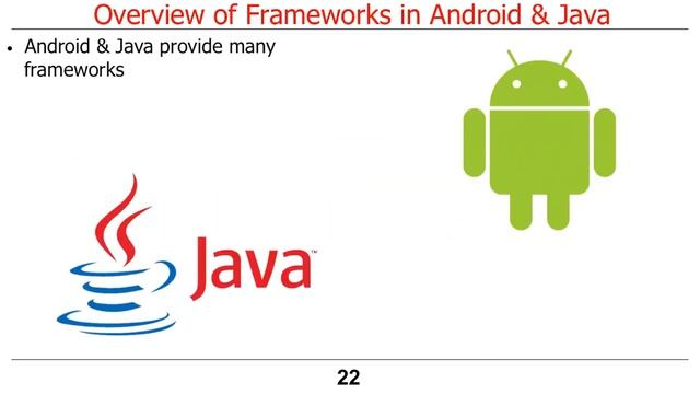 Overview of Object-Oriented Frameworks - Android App Components - Services, Local IPC, and Content смотреть онлайн