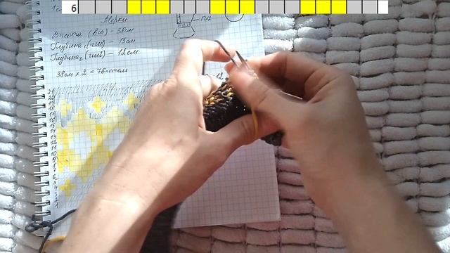 Шапочка шлем. Чепчик двойной с манишкой. 1 часть смотреть онлайн