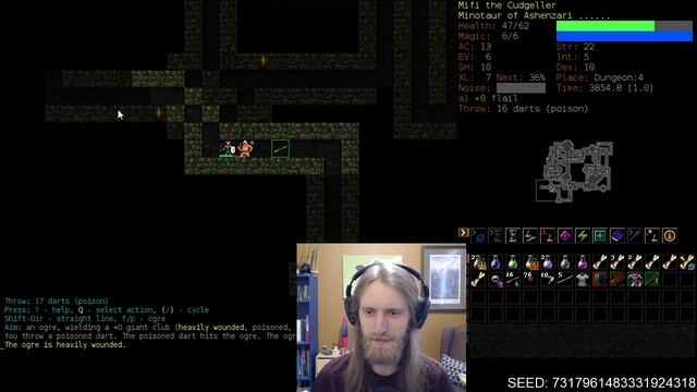 DCSS: Win With Every Species - Minotaur Part [1/?] | Dungeon Crawl Stone Soup 0.26.1 смотреть онлайн