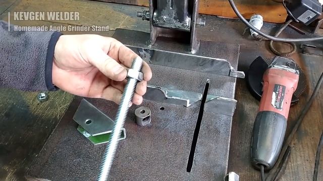 Homemade Angle Grinder Stand DIY. Metal Cutting Machine DIY. смотреть онлайн