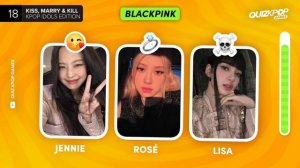 Квиз : Поцеловать, Сойтись или Убить с одним из к-поп айдолов