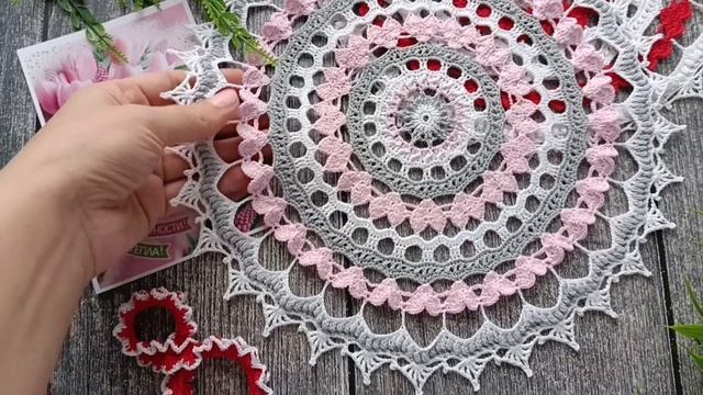 Салфетка вязаная крючком.mp4