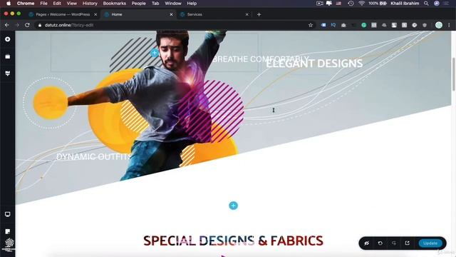 Wordpress website header area brizy Pro. смотреть онлайн