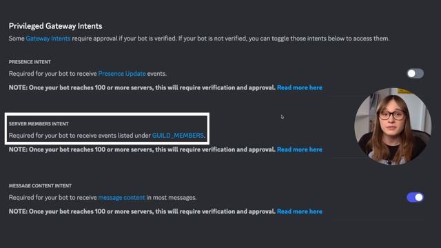 Discord Privileged Gateaway Intents 101 смотреть онлайн