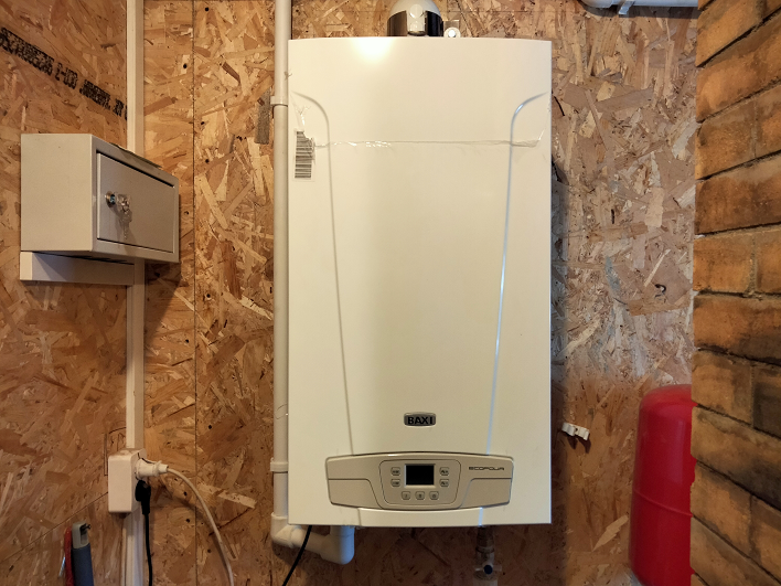 КОТЕЛЬНАЯ С ГАЗОВЫМ КОТЛОМ "BAXI ECO FOUR" смотреть онлайн