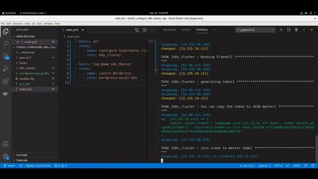 Provision , Configure Kubernetes Cluster and Launch wordpress pod using Ansible | Arth Tasks | смотреть онлайн