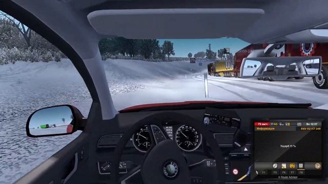 Professional Driver. Avoiding accidents and Idiots on the Road in ETS 2 MP & Funny Moments смотреть онлайн
