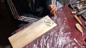 Адольф Юрьев ручная резьба по дереву.Практика резьба по дереву.