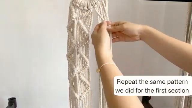 How to Make Macrame Shelf Wall Hanging Shelf DIY Macrame Tutorial_[360p] смотреть онлайн