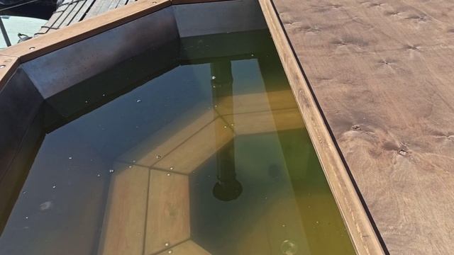 Обзор на БАННЫЙ ЧАН с отдельно стоящей печкой на объекте заказчика смотреть онлайн