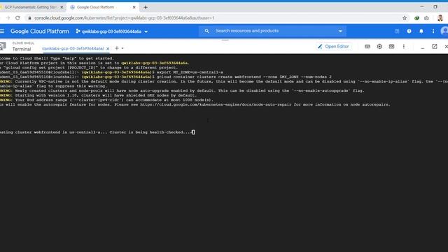 GCP Fundamentals: Getting Started with Kubernetes Engine смотреть онлайн