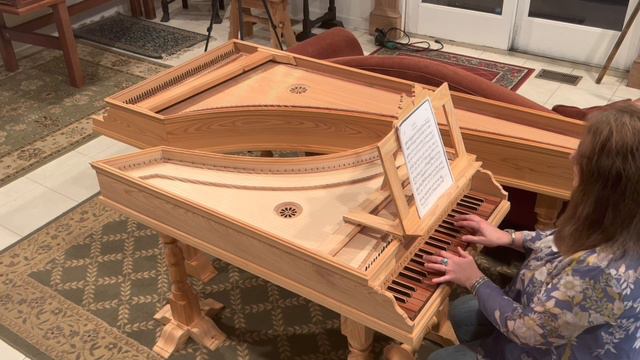 Two Coranto by William Byrd on Octave Harpsichord смотреть онлайн
