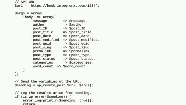 Wordpress: Send Webhook when post-status is publish or trash смотреть онлайн