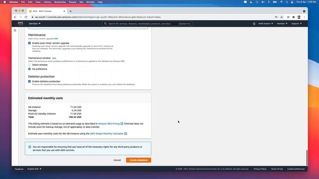 AWS RDS: MySQL : Creating and Connecting to MySQL Database смотреть онлайн