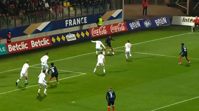 Michael Olise debut for France U21 смотреть онлайн