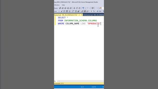 SQL Tips | How to Find All Tables containing a Column? #sqltips смотреть онлайн