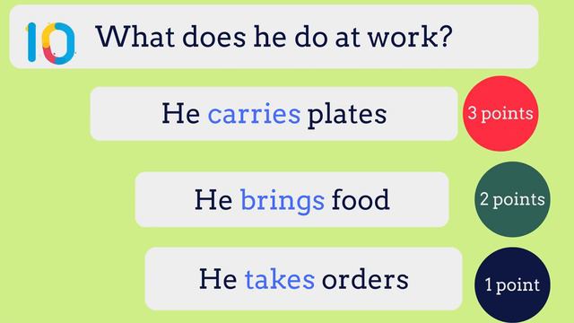 Top 3 QUIZ 🦘Jobs and daily duties 👩🏽✈️🧑💻SIMPLE PRESENT TENSE #eslactivities ESL Activities смотреть онлайн
