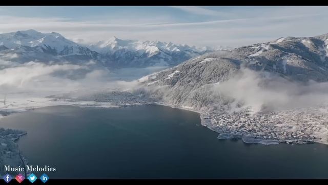 Very beautiful winter music Sergey Grischuk! Piano and guitar music, December mood - snowfall! Rela смотреть онлайн