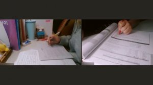 study with me: korean students study vlog pt.2 (with kpop piano playlist)