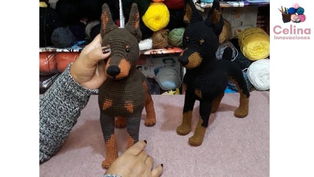 Amigurumi Raza Doberman Tejido🐾 ¡tutorial Paso A Paso! 😊 Celina Innovaciones Crochet