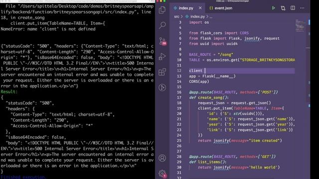 Create a Serverless Python API | AWS Amplify, AWS Lambda, Flask, and Amazon DynamoDB смотреть онлайн