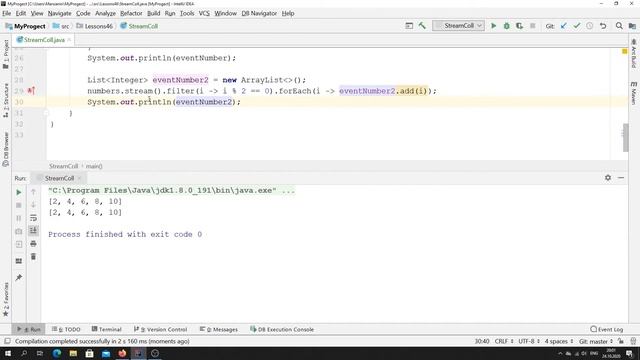 Java - урок 46.2 (Stream API collect формируем структуру данных) смотреть онлайн