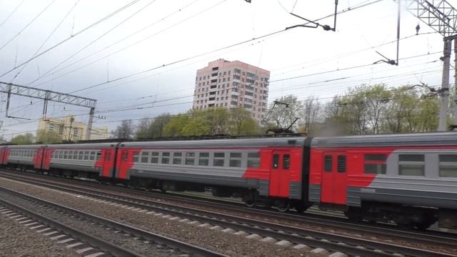 Электропоезд ЭД2Т-0006 сообщением Черусти - Москва смотреть онлайн