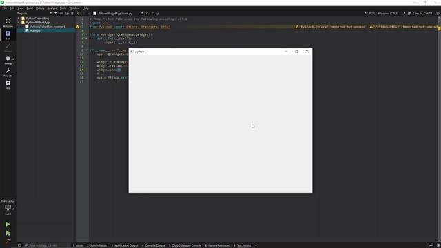How to create a simple Qt Widgets app with PySide6 смотреть онлайн