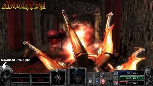 Apocryph an old-school fantasy shooter such as Hexen, Heretic, Painkiller and Strife.. смотреть онлайн