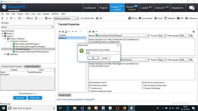 SoapUI (Ready API) Tutorials Part6 : Property Transfer | API Testing |Test API | WebService Testin смотреть онлайн