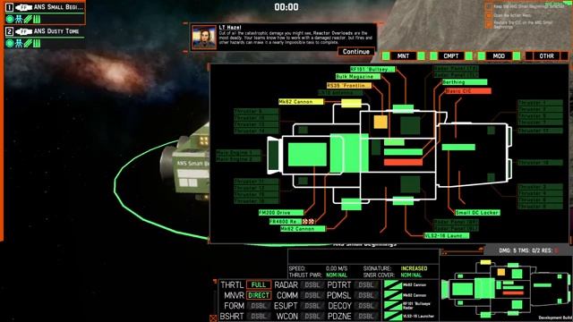 Космическая RTS | Прохожу обучение | Nebulous: Fleet Command | [RUS] Stream смотреть онлайн